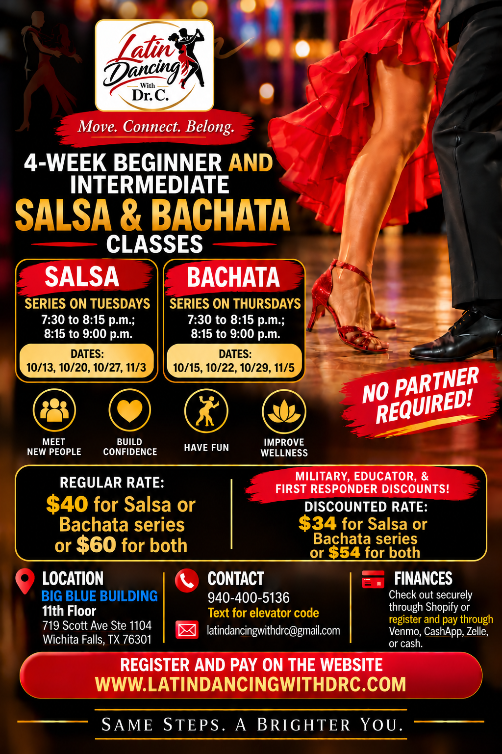 4 Week Bachata Series-Intermediate